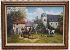 Edward Fox dipinto olio