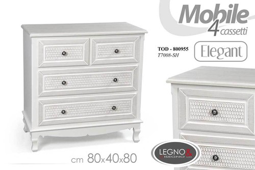 Cassettiera cassetti legno - cassettiera,