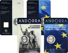 Set: 2 X Moneta Commemorativa