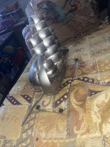 Vintage soviet metal sailing - vintage,