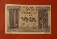 BANCONOTA 1 LIRA 14-11-1939 -