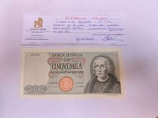 5.000 LIRE COLOMBO -1- TIPO