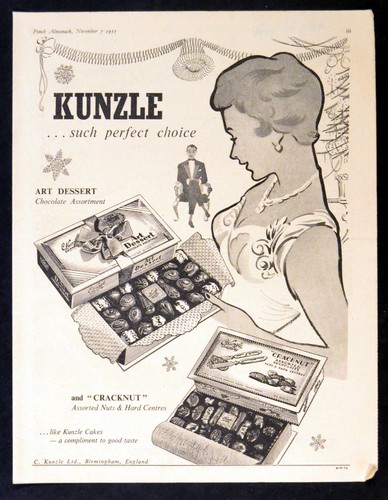 Cioccolatini kunzle 1955 - kunzle,
