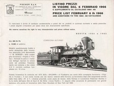 catalogo POCHER Supplemento al catalogo 1964-65 Trains HO - Cannon -etc IT E  aa