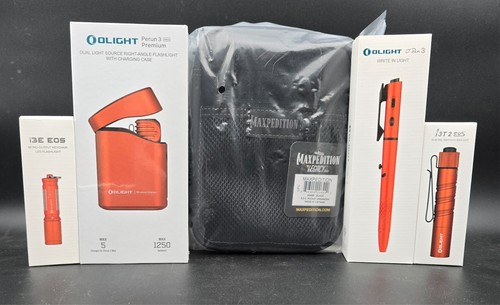 Custodia olight orange bundle - orange,