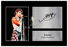 IGR Print - Irama (Musica) - Poster con Stampa Autografo in A4 Cornice