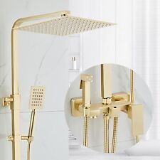 Set doccia oro spazzolato 8"