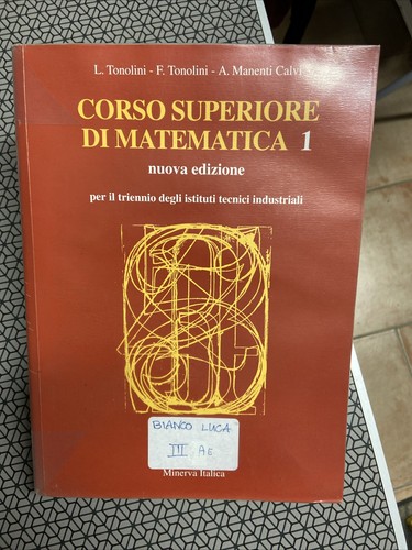 Corso superiore matematica - corso,