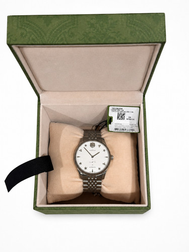 Gucci watch silver band brand