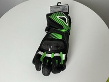 Guanti Racing Moto Pelle Uomo Verde Nero Taglia XL Macna