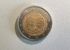 MONETA da due 2 euro Germania con omino stilizzato WWU 1999-2009 zecca G