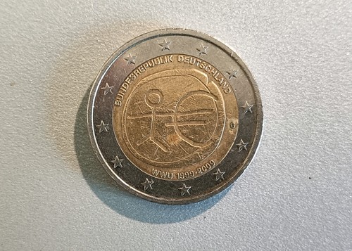 Moneta due euro germania - moneta, da