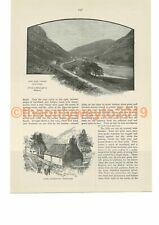 Elan Valley & Capel Nantgwylt, Rhayader, Wales, Book Illustration (Print), c1893