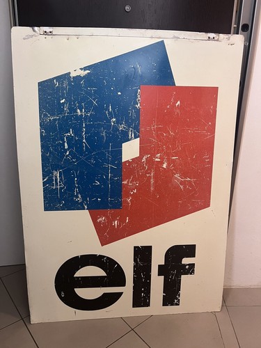 Insegna vintage elf grandi - vintage,