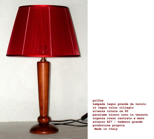 Lampada tavolo legno - da,