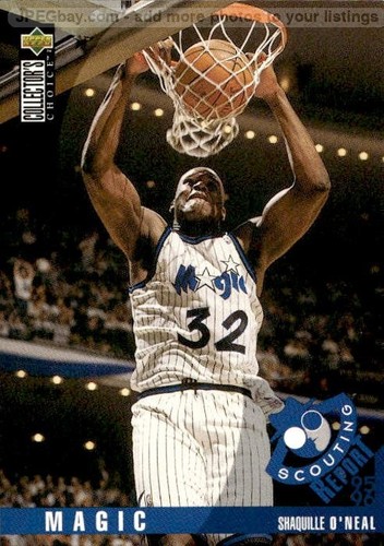 Card nba 129 shaquille - nba,