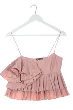 ZARA Top con bretelline Donna