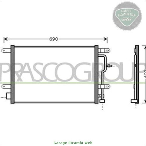 Ad020c002 condensatore - ad020c002,