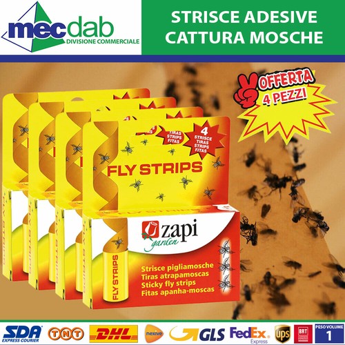 Trappola adesiva per mosche - adesiva,