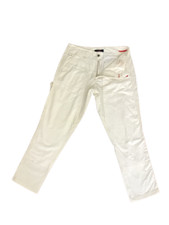 MUSEUM Pantalone da uomo Cargo Pants Trousers Cotone Bianco Multitasche Size 36