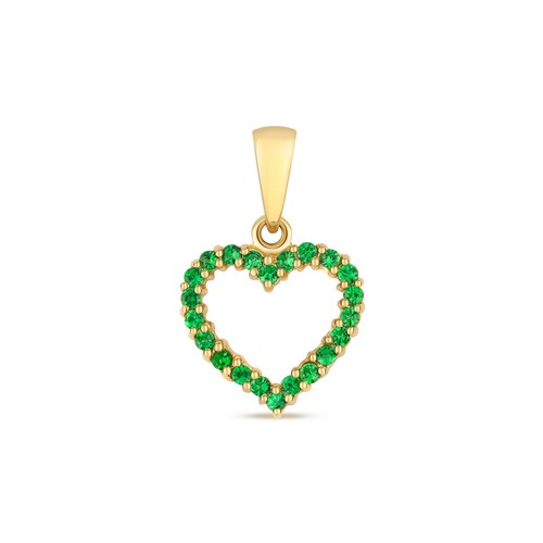 Ciondolo cuore oro giallo 9 - oro,