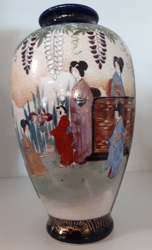 Meiji satsuma vase - vase, japan