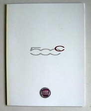 BROCHURE AUTO GAMMA FIAT 500c 2009. CONVERTIBILE MA INCLUDE PORTELLO DIESEL