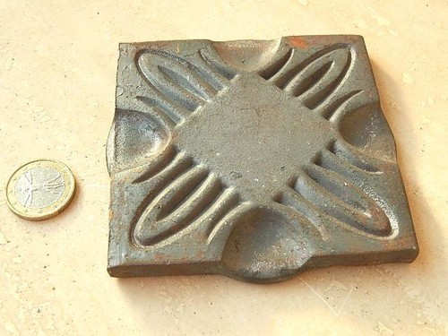 Piastra base ferro battuto - piastra,