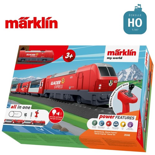 Treno set glacier express - set,