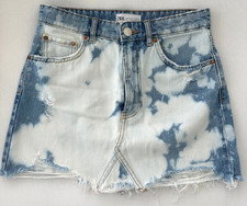 Zara gonna minigonna denim