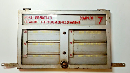 Cimelio tabella compartimento