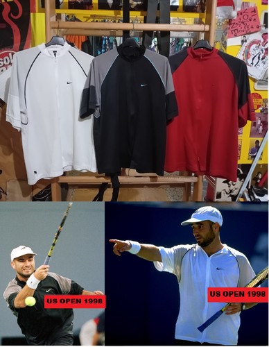 Nike agassi polo open 1998 - polo,