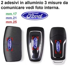 2 adesivi FORD mm. 17,21,25