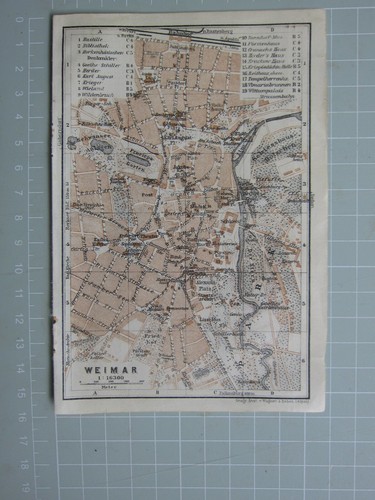 Mappa tedesca del - tedesca, 1925
