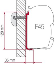 STAFFA PER F45 ADAPTER AS 350