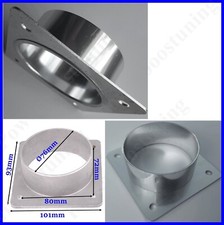 ADAPTATEUR EN 76MM PLATINE POUR MONTAGE D' ADMISSION FILTRE A AIR CONE DEBIMETRE