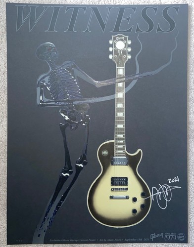 Adam jones firmato gibson - firmato,