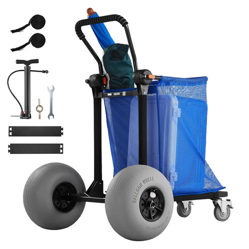 Carrello spiaggia con ruote - carrello, da