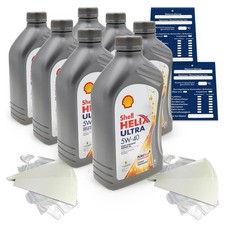 7 litri olio motore originale Shell Helix Ultra Diesel 5W40 5011987031791 226.5 229.5