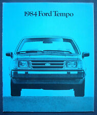 Brochure depliant Ford Tempo
