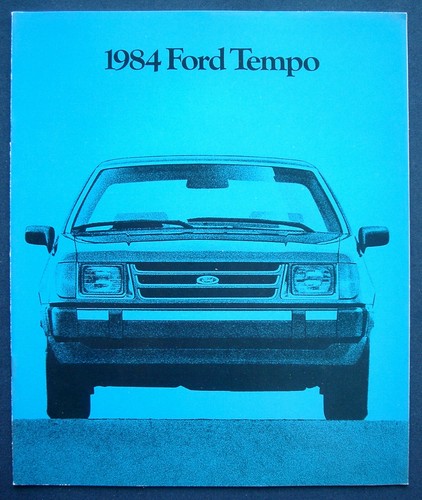 Brochure depliant ford - ford, tempo