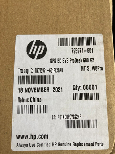 Nuova scheda madre prodesk - nuova, hp