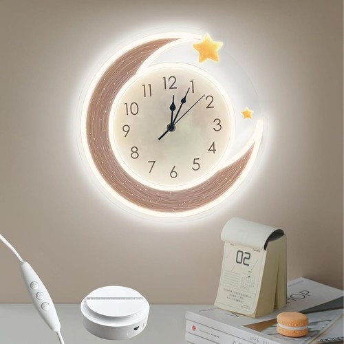 Orologio neon brown moon - orologio, al