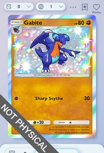 Pokemon tcg pocket gabite - -,