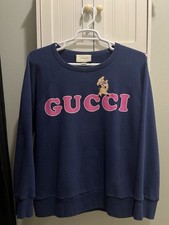 Gucci Felpa Uomo Blu Cotone