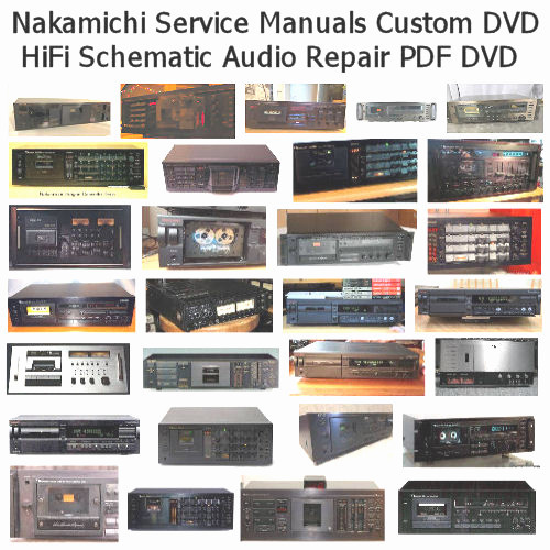 Nakamichi manuali servizio - manuali, di