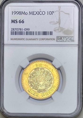 1998mo messico pesos ngc ms - messico,