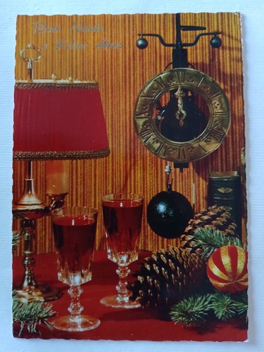 Cartolina buon natale e - cartolina,