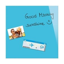 #Back2eBay LAVAGNA MAGNETICA 45X45 CM. AZZURRA .NUOVA MAI USATA