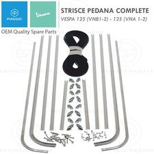 SERIE STRISCE PEDANA LISTELLI IN ALLUMINIO PIAGGIO VESPA 125 (VNA 1-2) 1958-1959